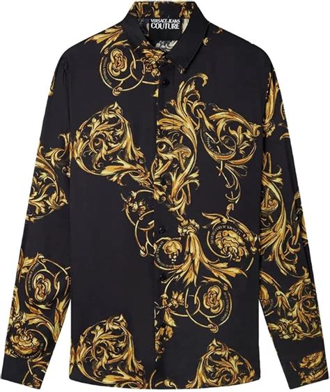 camicia stile versace uomo|Camicie Uomo Jeans Couture .